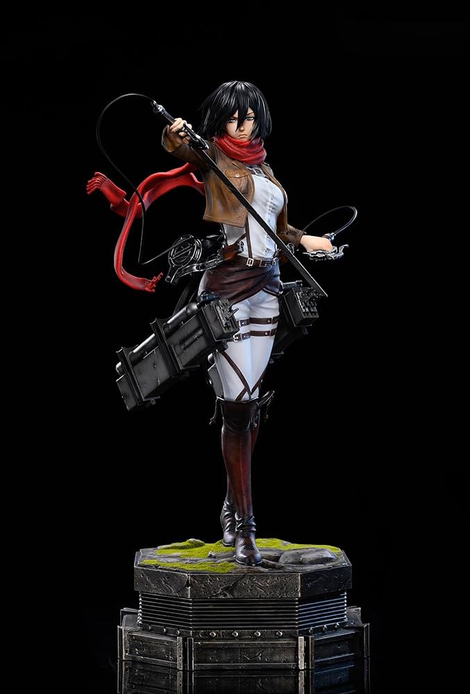 Amazon | ミカサ・アッカーマン フィギュア 1/4スケール 塗装済み完成