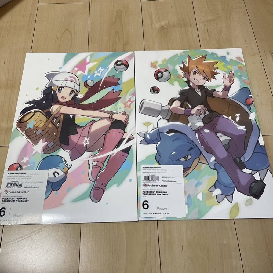 Amazon.co.jp: ○○海外ポケモンセンター限定○ポスター○12枚セット