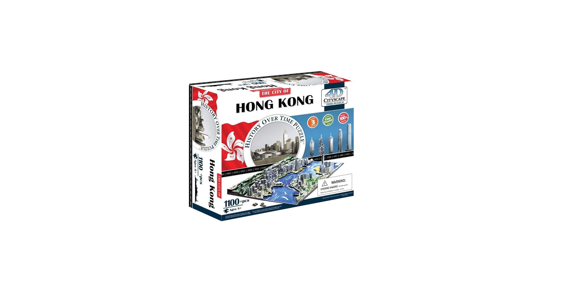Amazon.com: 4D Cityscape Hong Kong Time Puzzle : Toys & Games