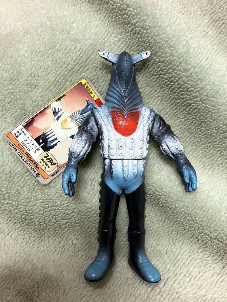 Amazon.co.jp: ペガッサ星人 プラタグ タグ付き 初期 硬質ソフビ 旧