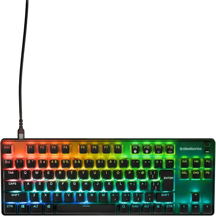 Amazon.co.jp: SteelSeries ゲーミングキーボード テンキーレス Apex 9