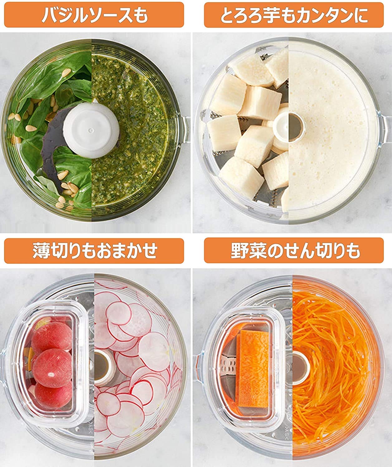 Amazon.co.jp: パナソニック フードプロセッサー きざむ する 混ぜる