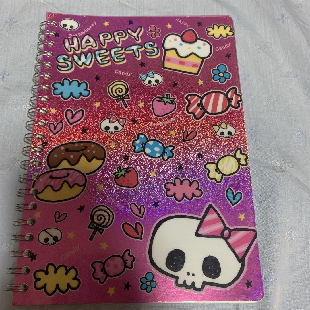 Amazon.co.jp: 平成レトロスイーツ柄リングメモ帳カミオジャパン