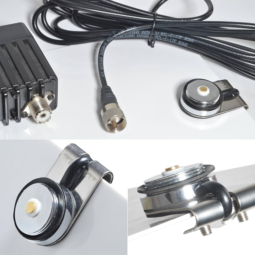 Amazon | HYS デュアルバンドモバイルアンテナ 2m/70cm VHF/UHF ハム