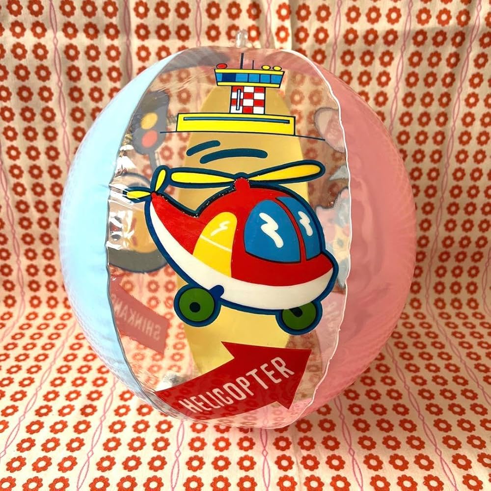 Amazon.co.jp: 昭和レトロ ファンシー ビーチボール/ビニールボール1