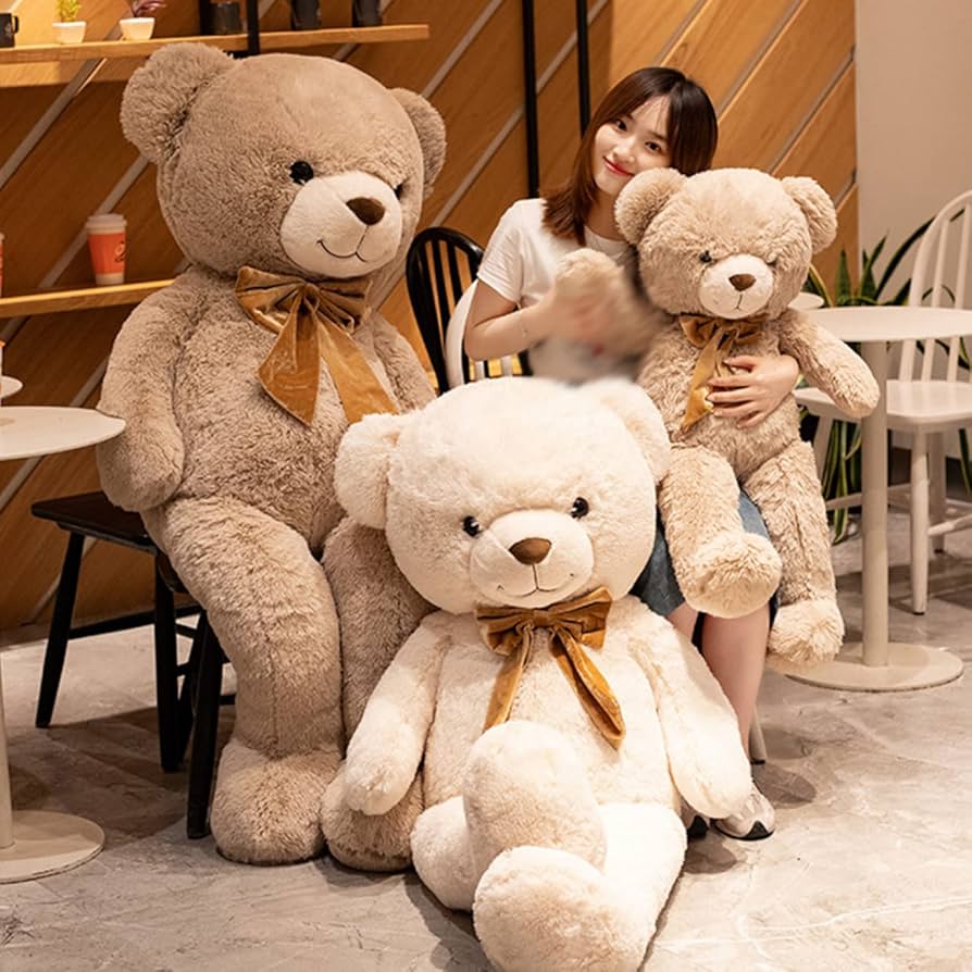 Amazon｜M．ASSOLATO テディベア ぬいぐるみ ホワイト 大きい