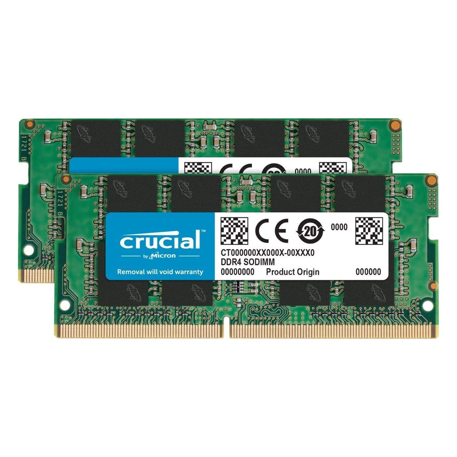 Micron Memory Bundle with 32GB (2x16GB) DDR4 PC4-21300 2666MHz DR