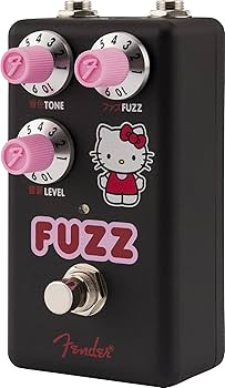Amazon | Fender/Fender x Hello Kitty Black Fuzz Pedal ファズ