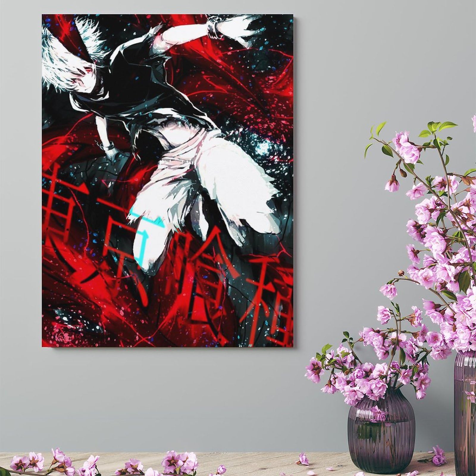 Amazon.co.jp: ポスター 東京喰種 金木 研 アートパネル 壁掛け 壁の