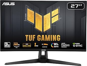 Amazon.com: ASUS TUF Gaming 27” 1440P Gaming Monitor (VG27AQM1A