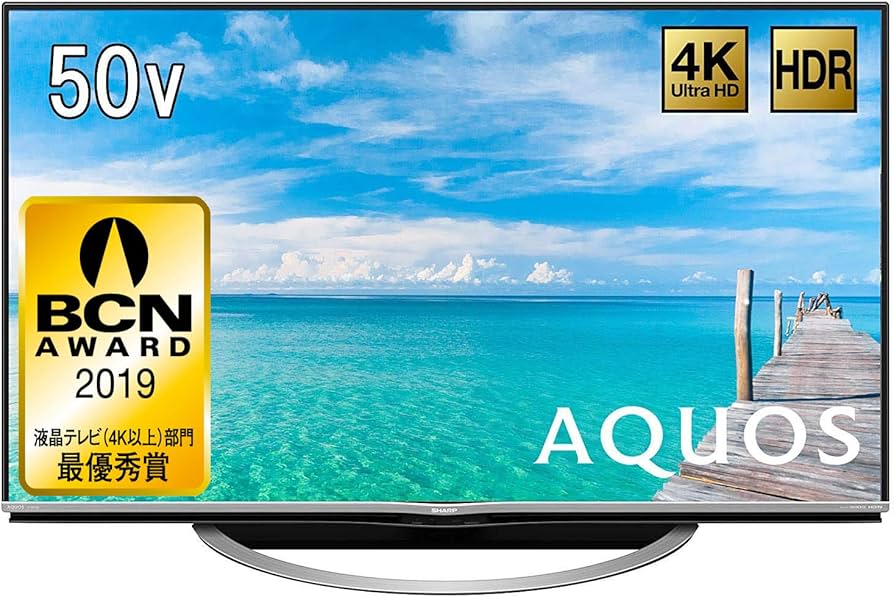 Amazon | シャープ 50V型 液晶 テレビ AQUOS LC-50US5 4K 低反射「N