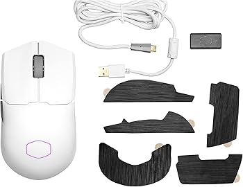 Amazon.com: Cooler Master MM712 Wireless Gaming Mouse White with