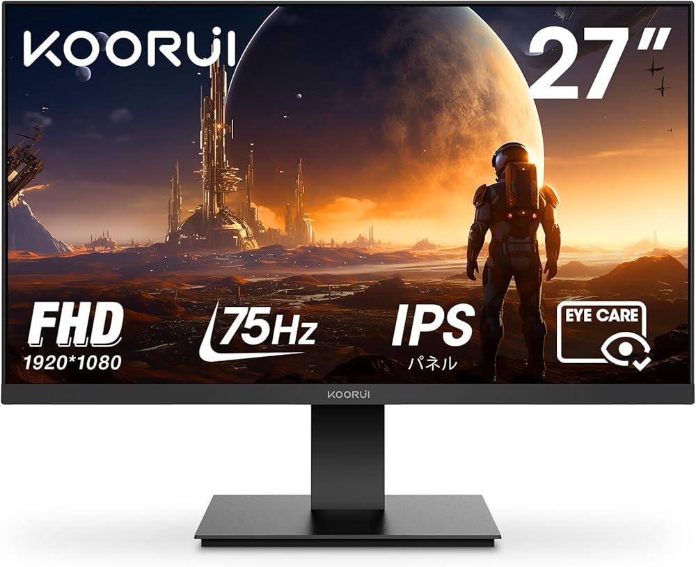 Amazon.co.jp: KOORUI モニター 27インチ ディスプレイ PCモニター