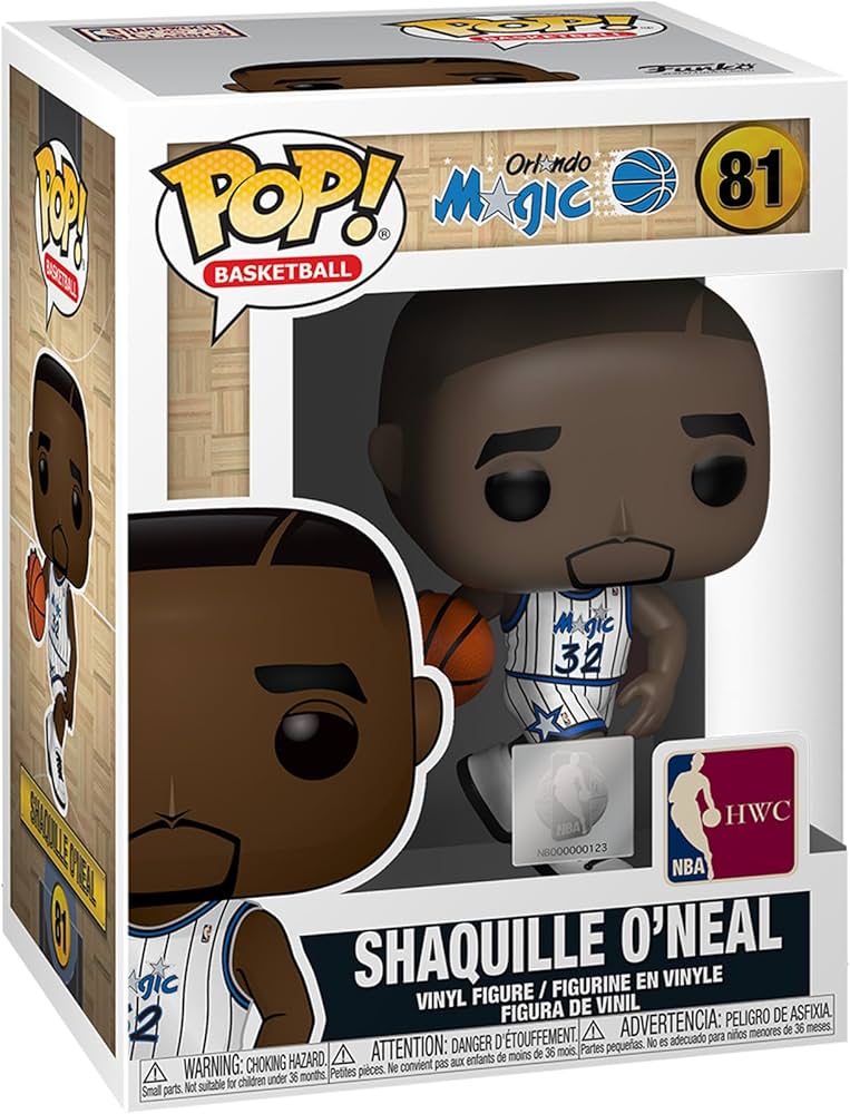 Amazon.com: Funko POP NBA: Legends - Shaquille O'Neal (Magic Home