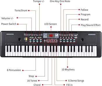 Amazon | プロ電子キーボード 88 キー折りたたみピアノデジタルピアノ