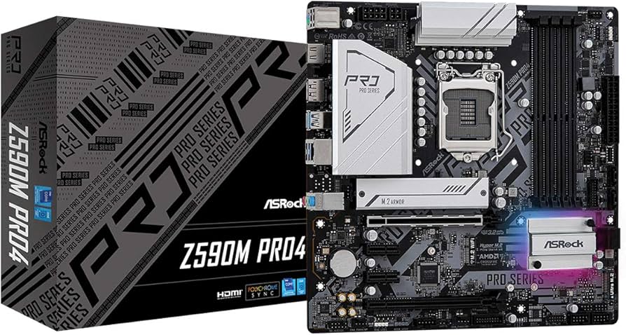 Amazon.com: ASROCK Z590M PRO4 LGA1200/ Intel Z590/ DDR4