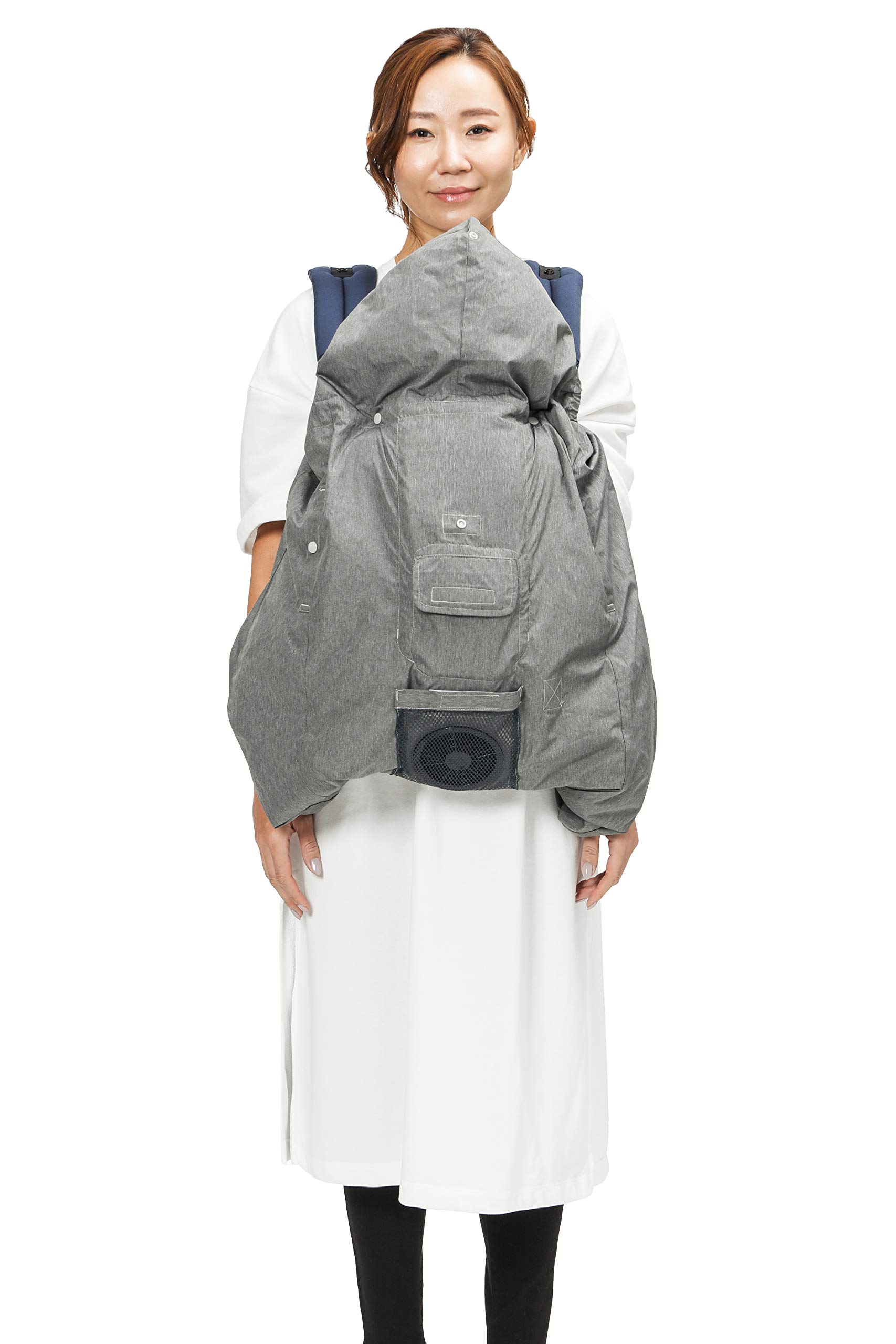 Amazon | BabyHopper ベビーホッパー 空調抱っこひもカバー® グレー