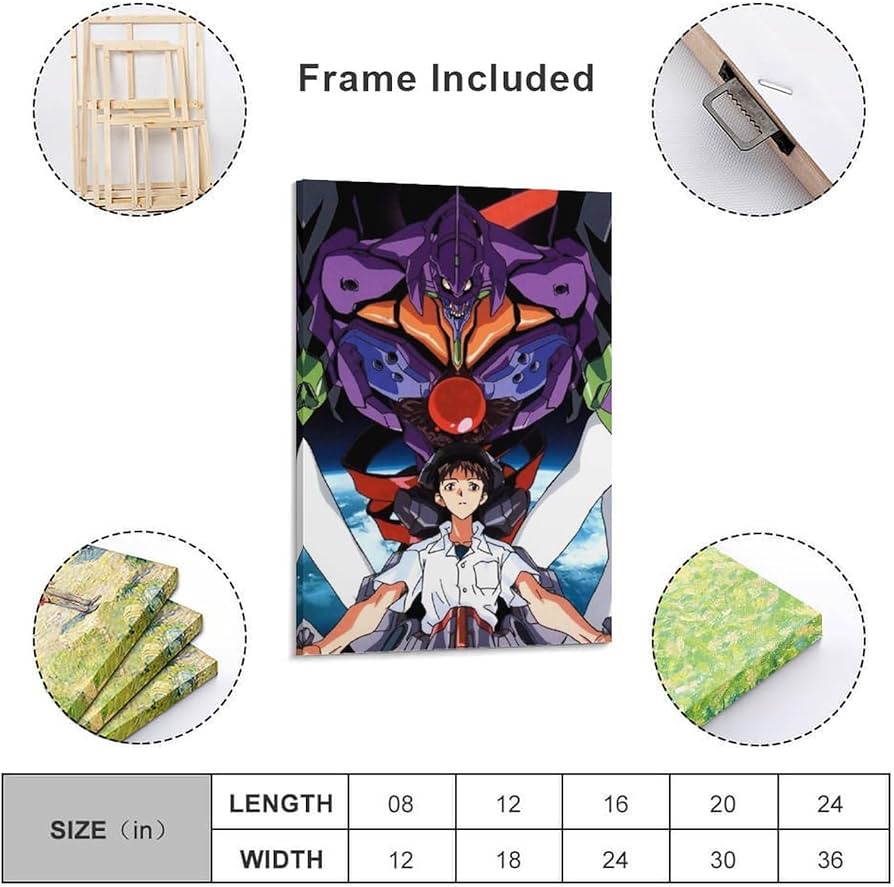 Amazon.co.jp: 絵画 大型 新世紀エヴァンゲリオン EVA 碇シンジ 初号機