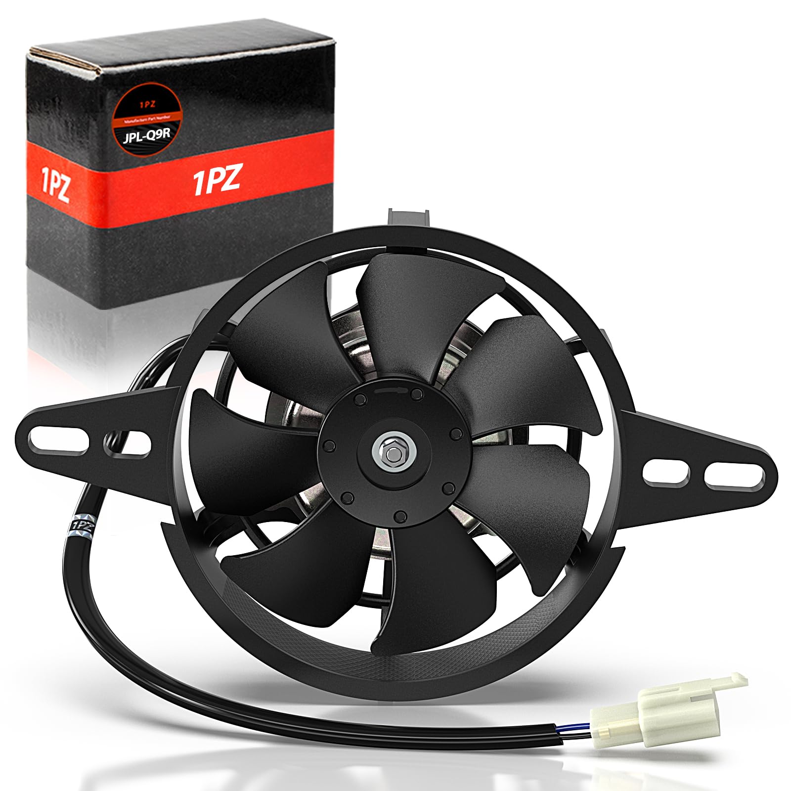 Amazon.co.jp: 1PZ JPL-Q9R バイク用ラジエーター ファン 冷却ファン