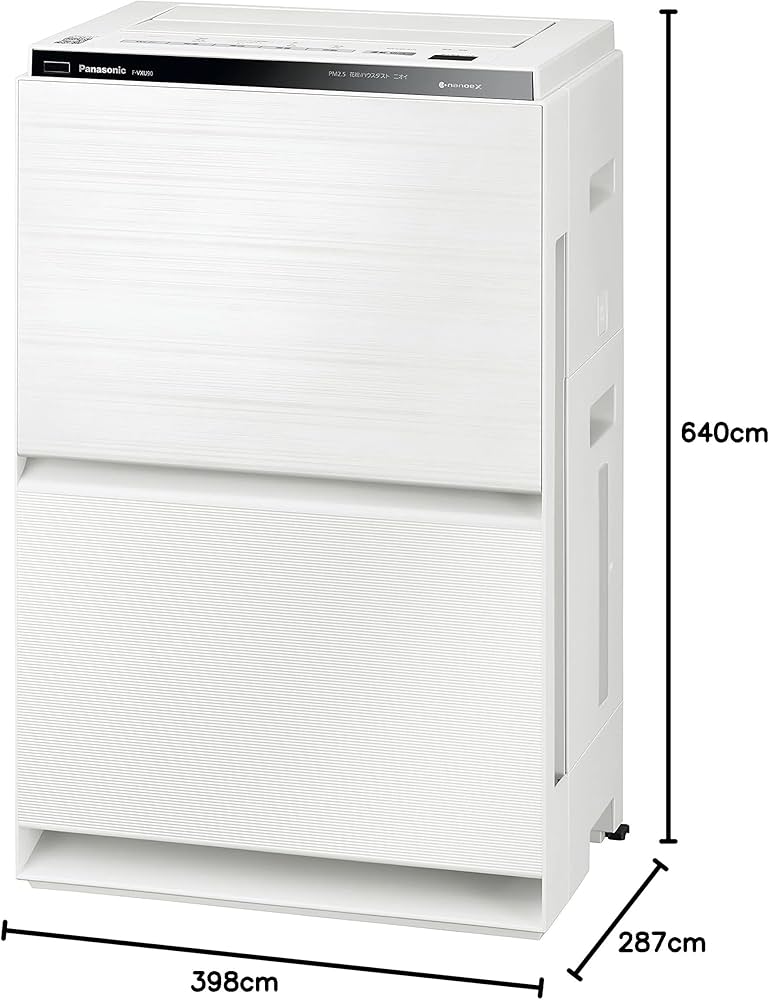 Amazon.co.jp: パナソニック 加湿 空気清浄機 ナノイーX 48兆 エコナビ