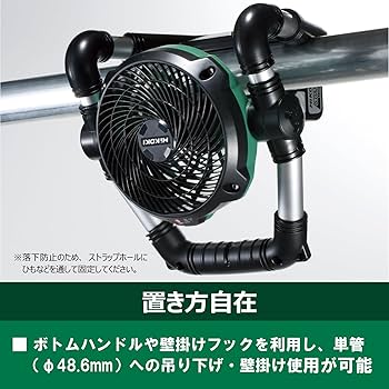 Amazon.co.jp: HiKOKI(ハイコーキ) 14.4V 18V共用 コードレスファン