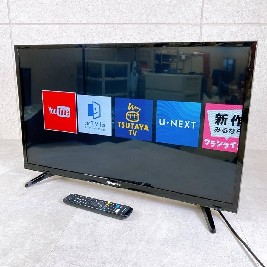 Amazon | Hisense(ハイセンス) 液晶テレビ（前面:ブラック 背面:マット