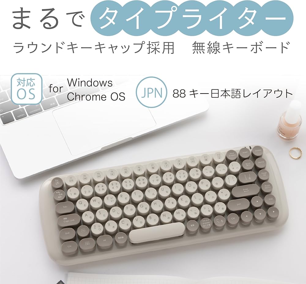 Amazon.co.jp：Digio2 無線 ラウンドキーキャップ キーボード