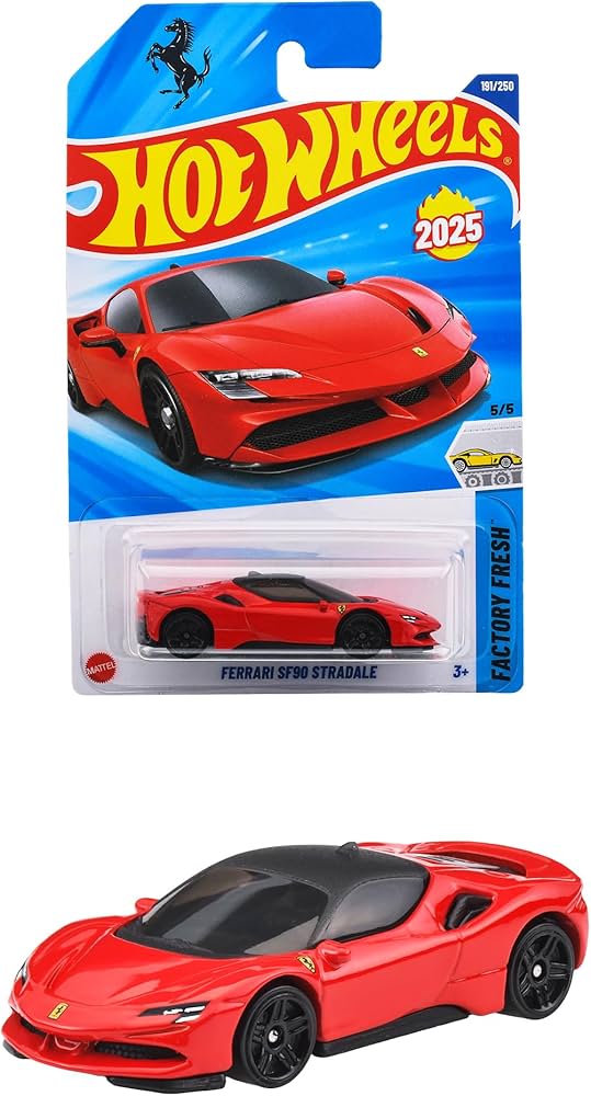 Amazon | ホットウィール(Hot Wheels) ベーシックカー フェラーリ SF90