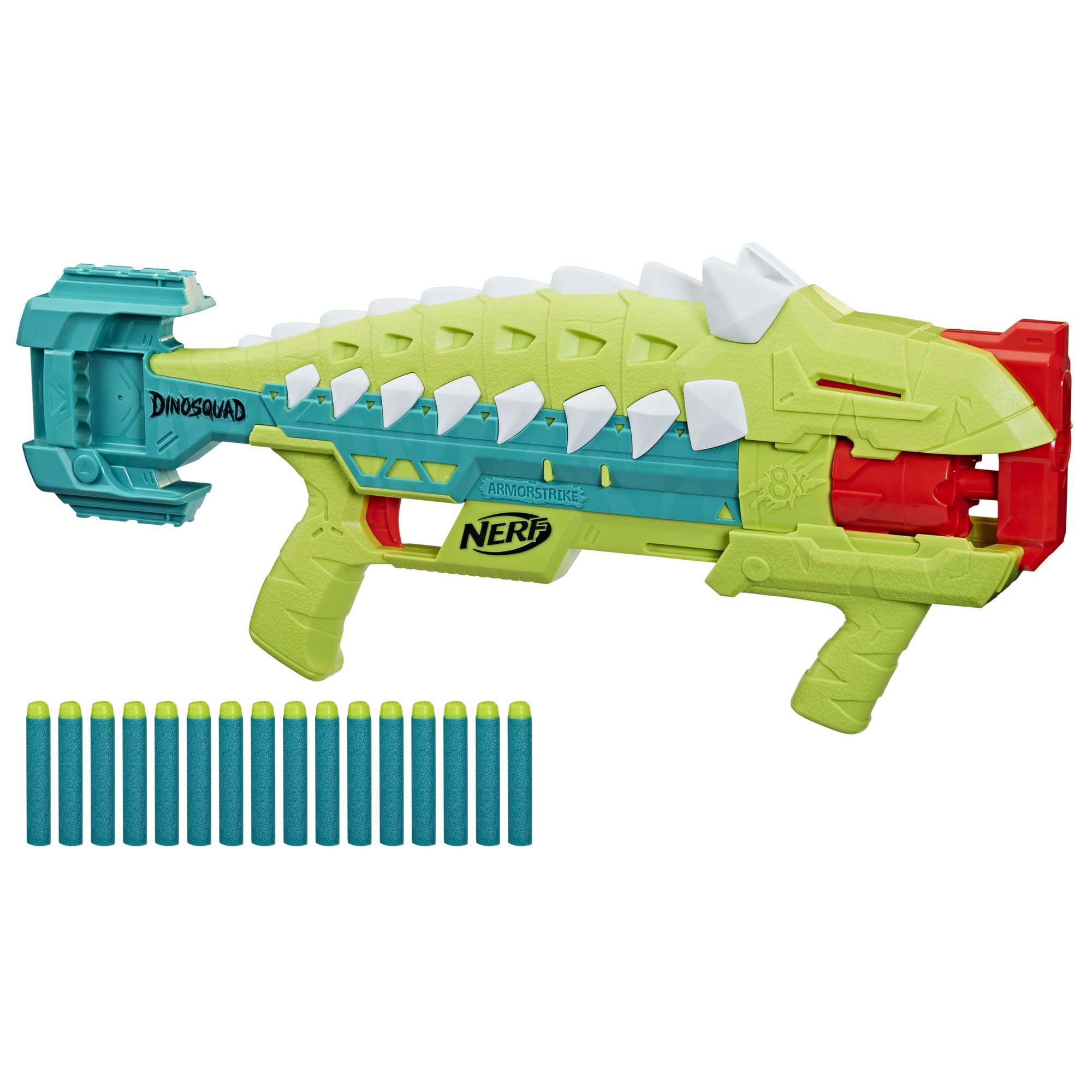 Amazon.co.jp: Nerf DinoSquad Armorstrikeダーツブラスター、8ダーツ