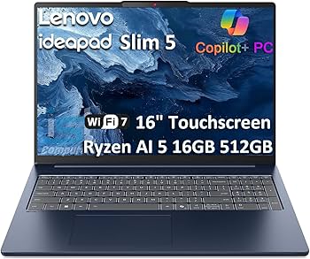 Amazon.com: Lenovo IdeaPad Slim 5 Touchscreen Laptop (16
