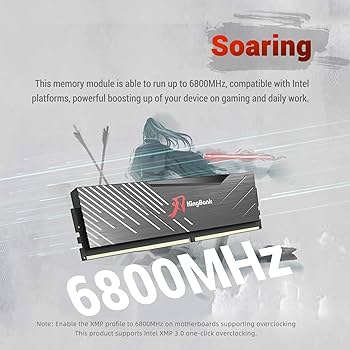Amazon.co.jp: Computer Ram KingBank DDR5 32GB (2x16GB) 6800MHz 1.4