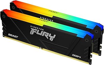 Kingston Fury Beast RGB 16GB 3200MT/s DDR4 CL16 DIMM (Kit of 2