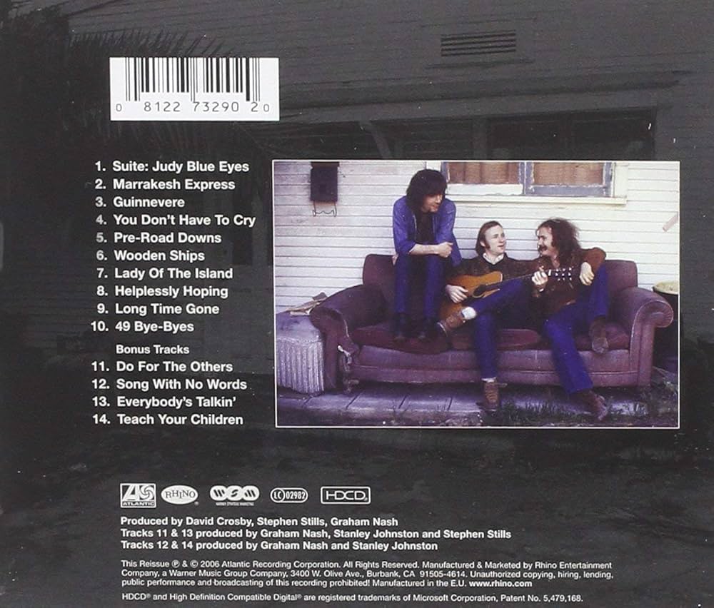 Crosby Stills & Nash (CD) - Amazon.com Music