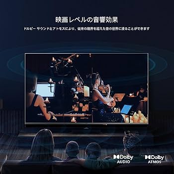 Amazon | FPD チューナーレステレビ 55V型 4K Google TV ネット動画
