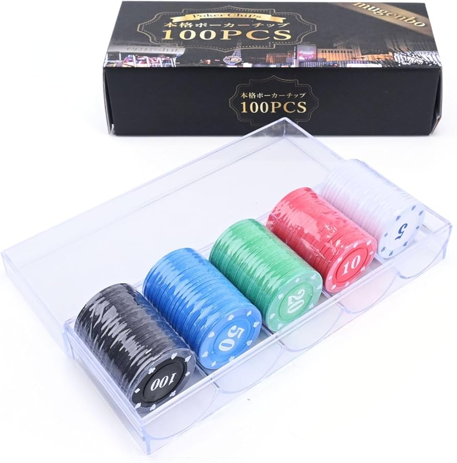 Amazon | カジノチップ チップ ポーカーチップ 100枚 200枚 ポーカー