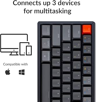 Amazon.com: Keychron K12 60% Layout Bluetooth Wireless/USB Wired