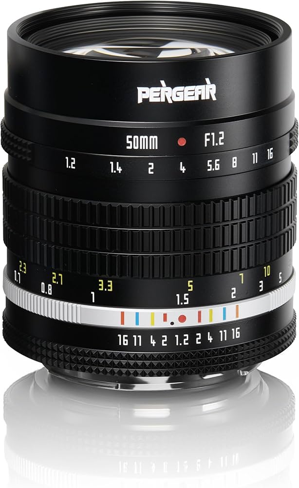 Amazon.co.jp: Pergear 50mm F1.2 APS-C Zマウント 単焦点レンズ