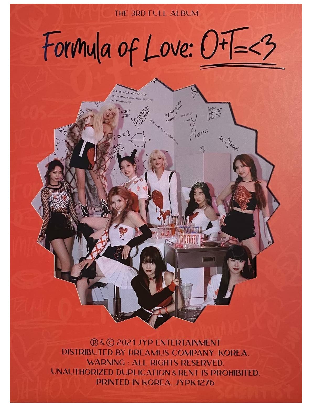 Amazon.com: TWICE Formula of Love: O+T=<3 3rd Album Contents+