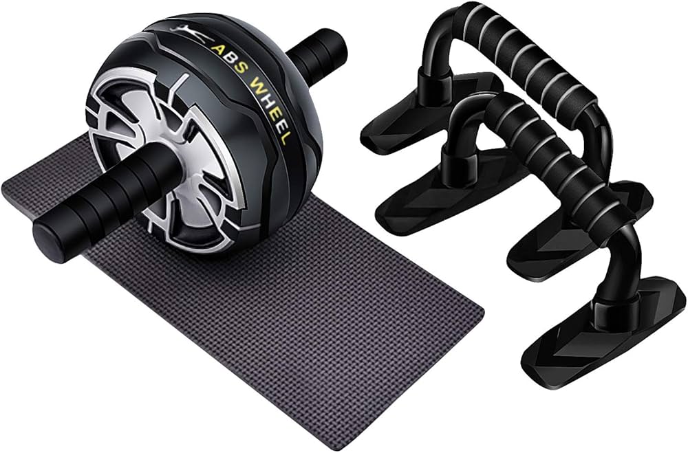 Amazon.co.jp: CATOOM 腹筋ローラー マット付き + 腕立て、 アブ