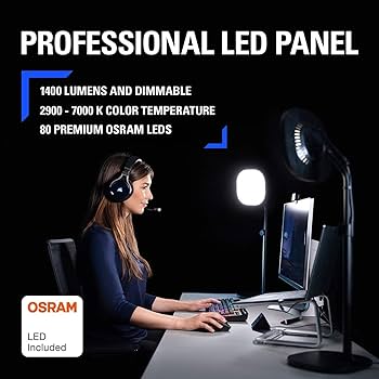 Elgato Key Light Air - Professionelle Schreibtischbeleuchtung in