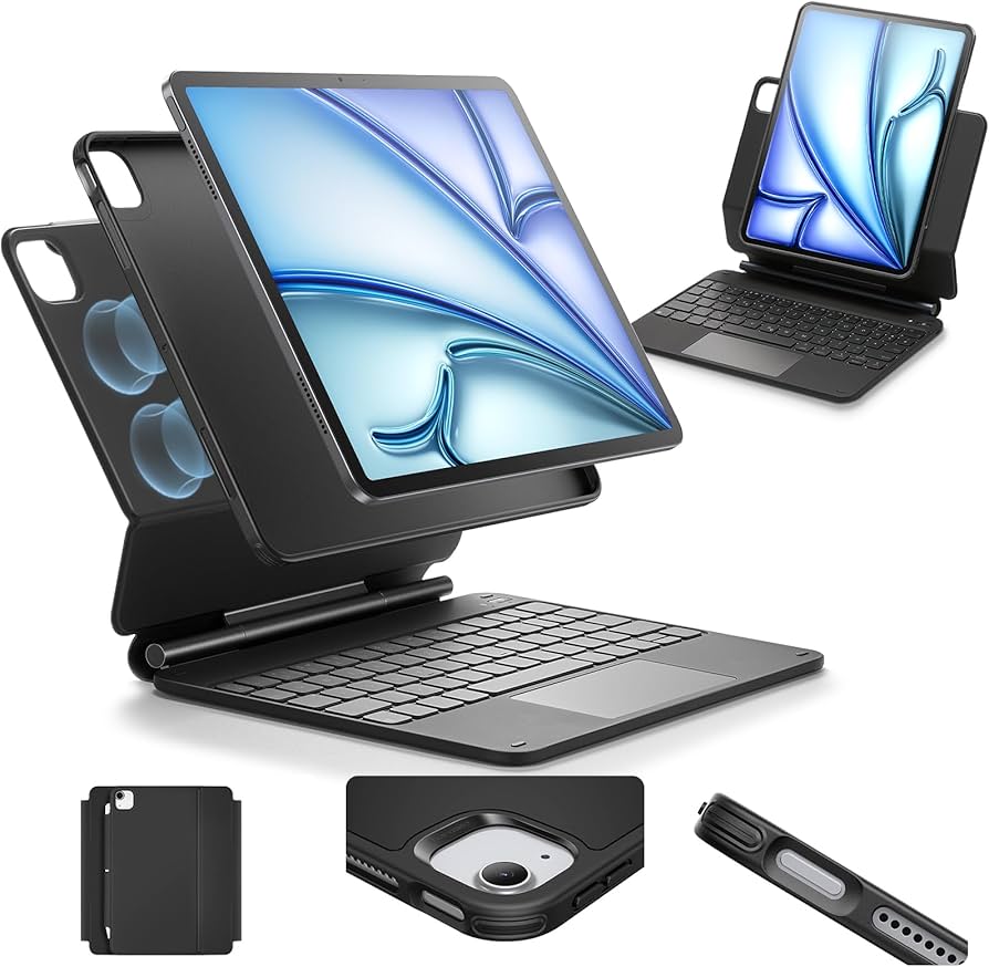 Amazon.com: ESR iPad Air 11 Inch Case with Keyboard (M3/M2, 2025