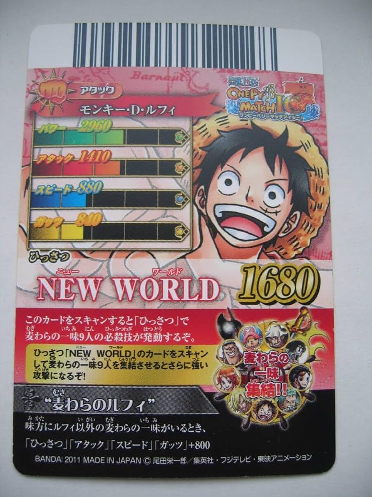 Amazon.co.jp: ワンピース モンキー D ルフィ CP ワンピーベリーマッチ