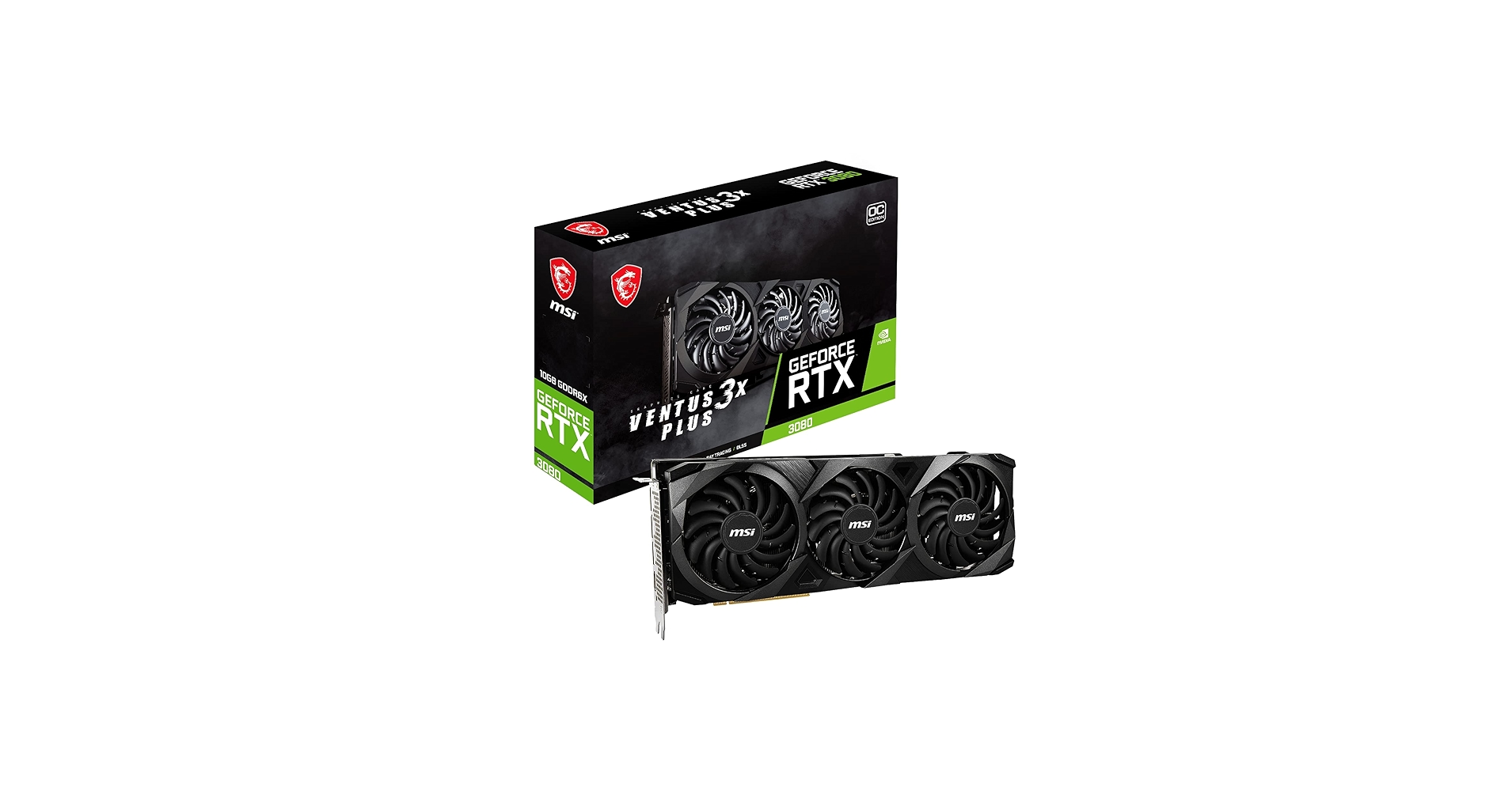 Amazon.com: MSI Gaming GeForce RTX 3080 Ventus 3X Plus 10G OC LHR