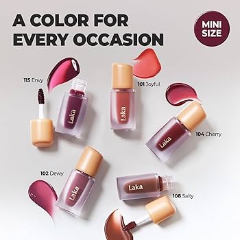 Amazon | Laka Fruity Glam Tint ミニセット、女性用リップティント