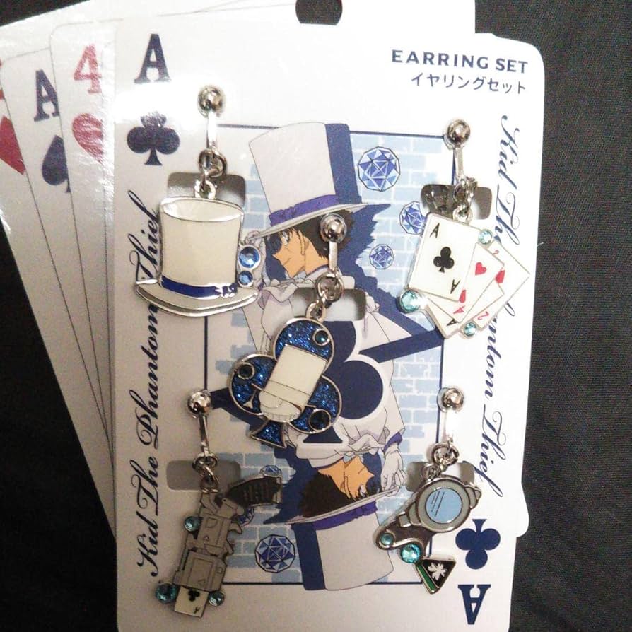 Amazon.co.jp: USJ限定 コナン 怪盗キッド イヤリング セット : おもちゃ