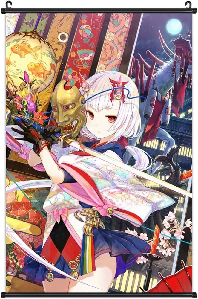 Amazon.co.jp: ポスター 壁掛 おしゃれ アニメ柄 キャラクター柄 般若