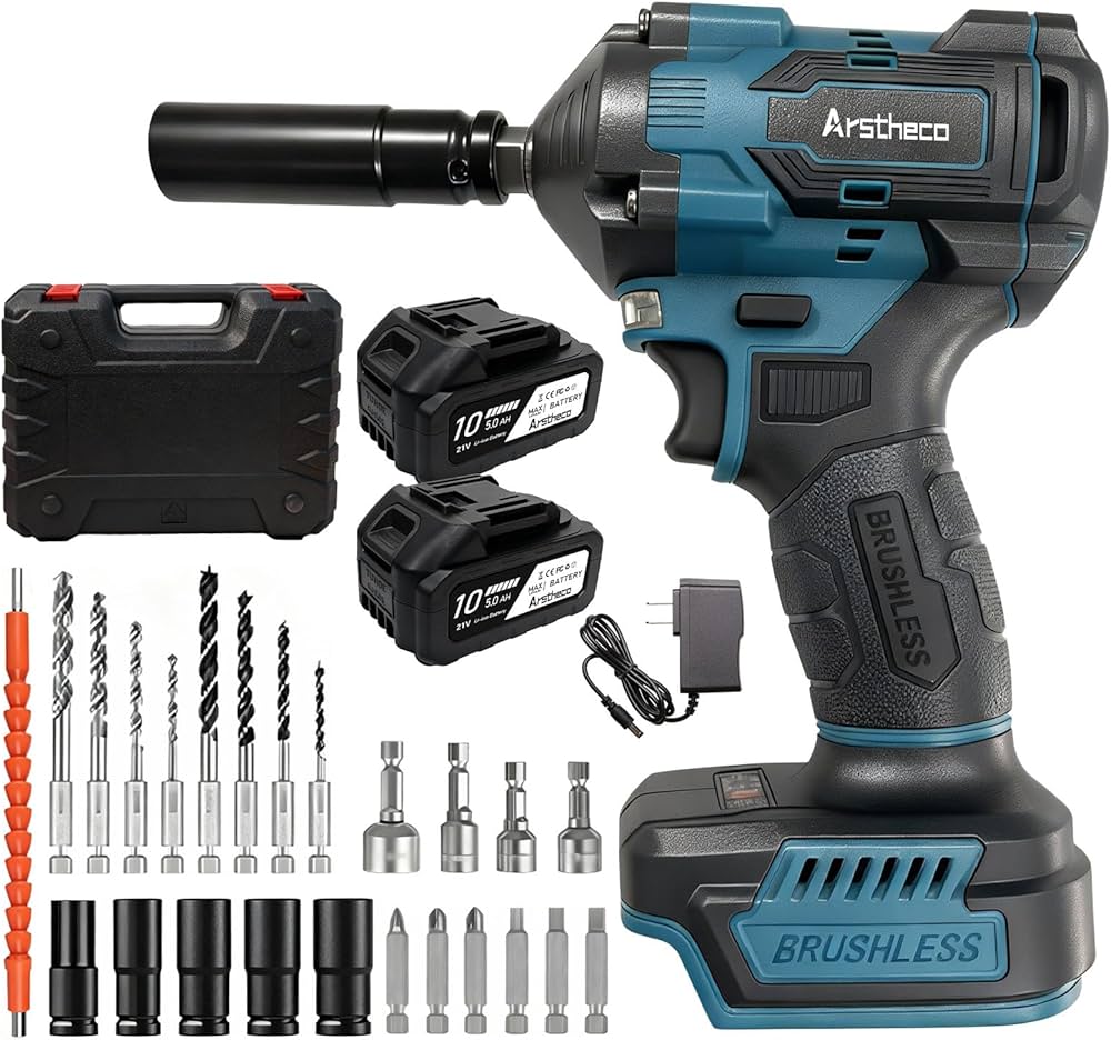 Amazon | 電動インパクトレンチ タイヤ交換 500N・m 強力 ブラシレス