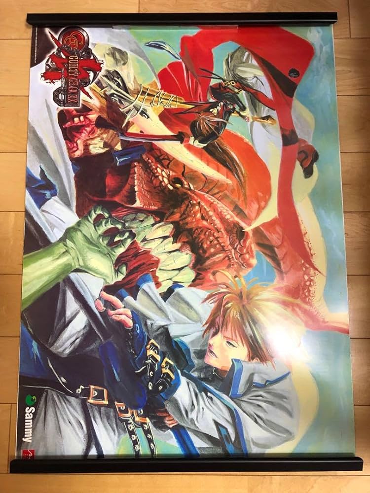 GUILTY GEAR X 入手困難非売品B2サイズポスター GUILTY GEAR X 入手