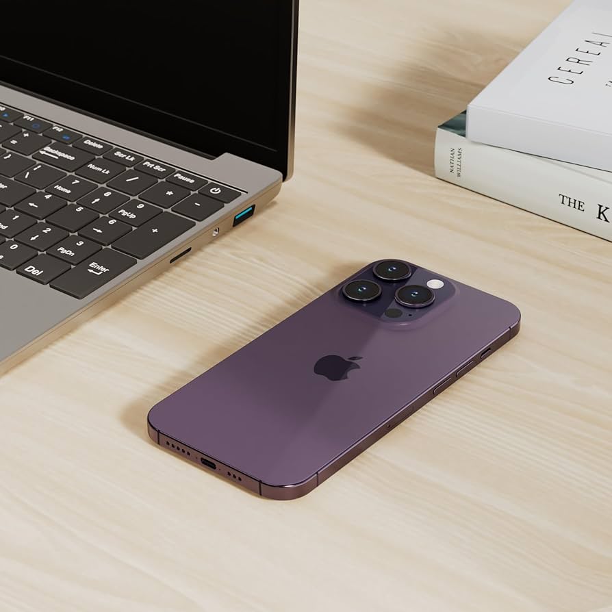 Amazon.com: Apple iPhone 14 Pro Max, 128GB, Deep Purple for AT&T