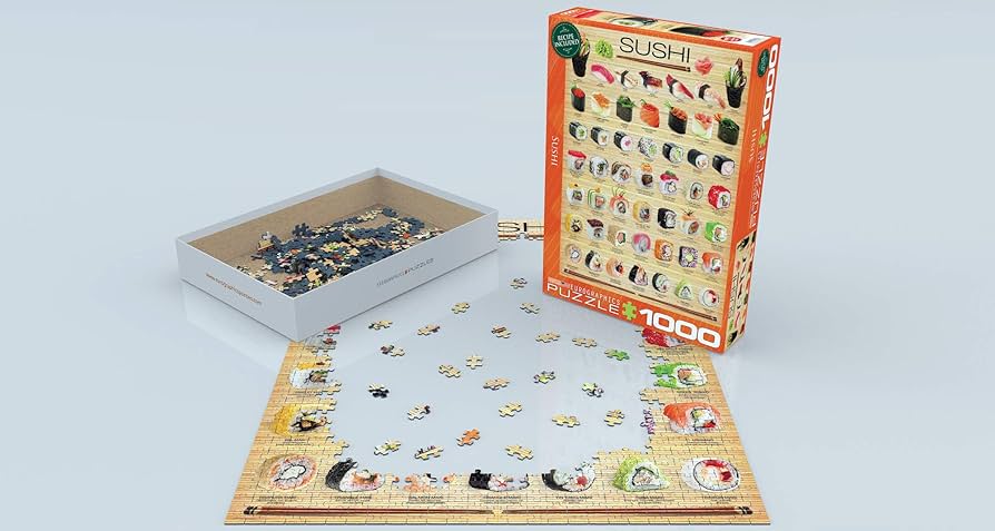 Amazon.com: EuroGraphics Sushi Puzzle (1000-Piece) (6000-0597